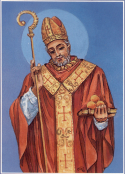 Św. Mikołaj jako biskup Miry