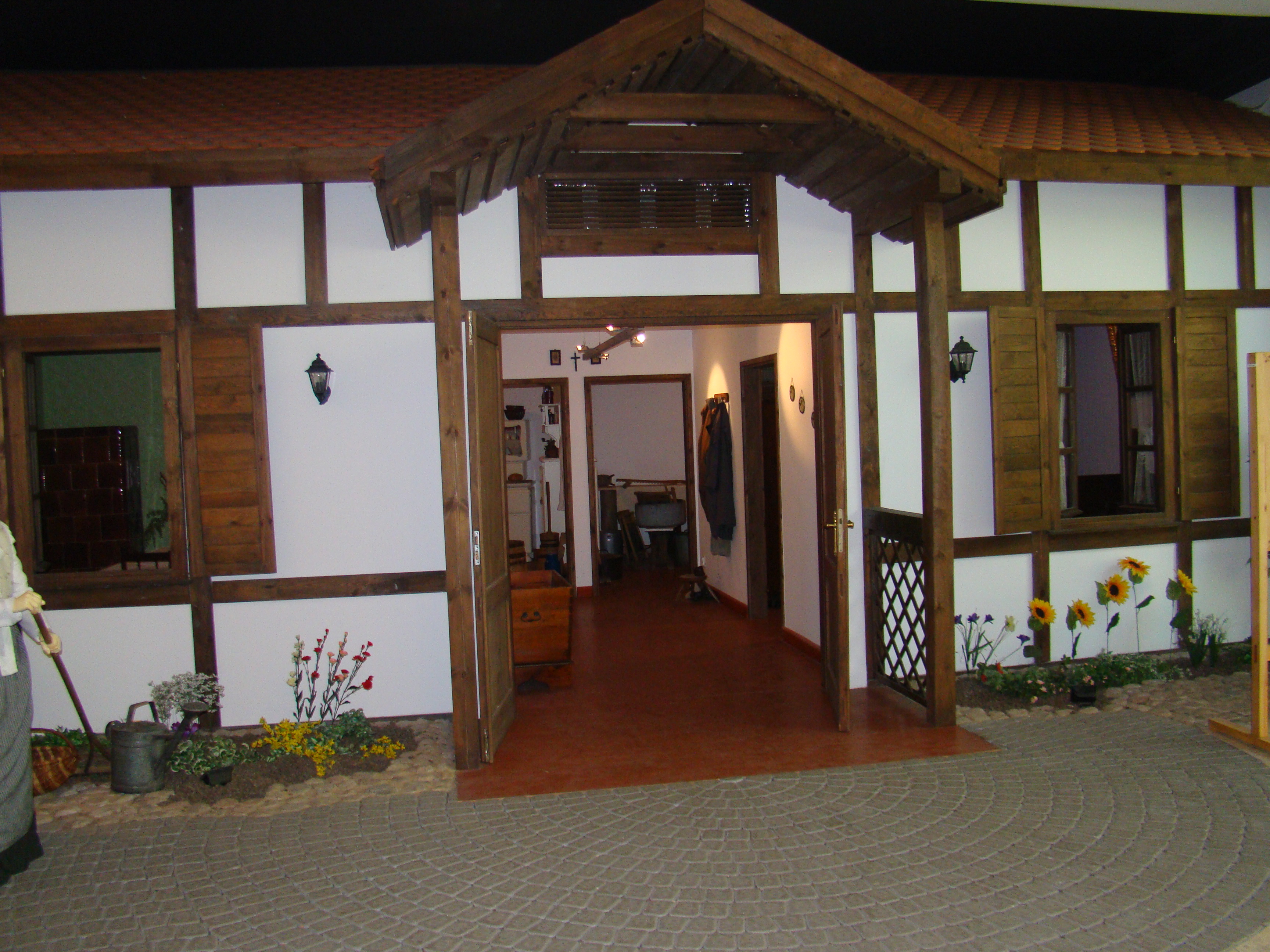 Rekonstrukcja bamberskiej chaty w Muzeum Bambrów Poznańskich w Poznaniu